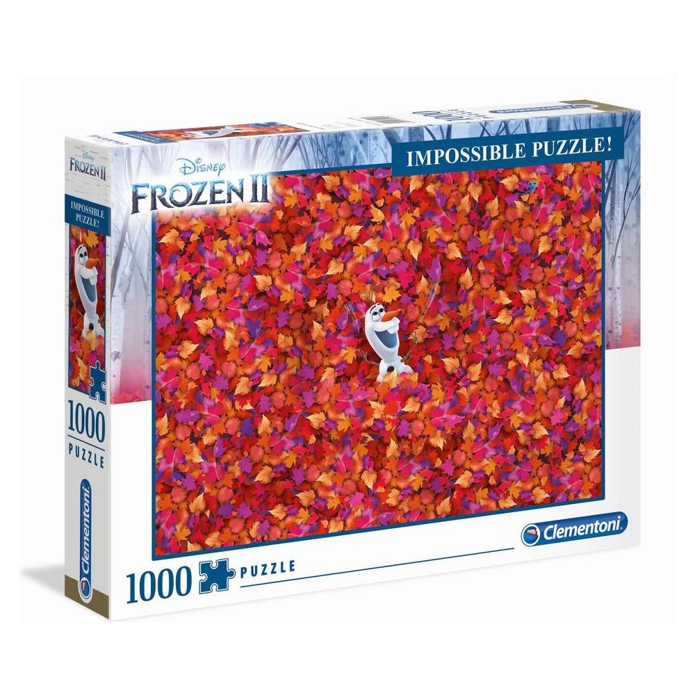 39526 - Impossible Puzzle - Disney Congelato 2-1000 Pezzi - Made In Italia - Puzzle Adulto - Foto 4