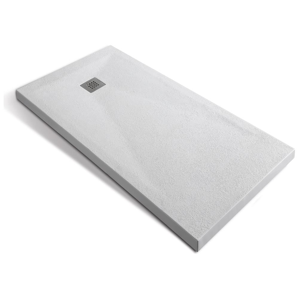 Piatto Doccia Mineral Marmo Resina Antiscivolo H3,5cm P70 *** Misure : L120 X P70 X H3,5 Cm - Foto 1