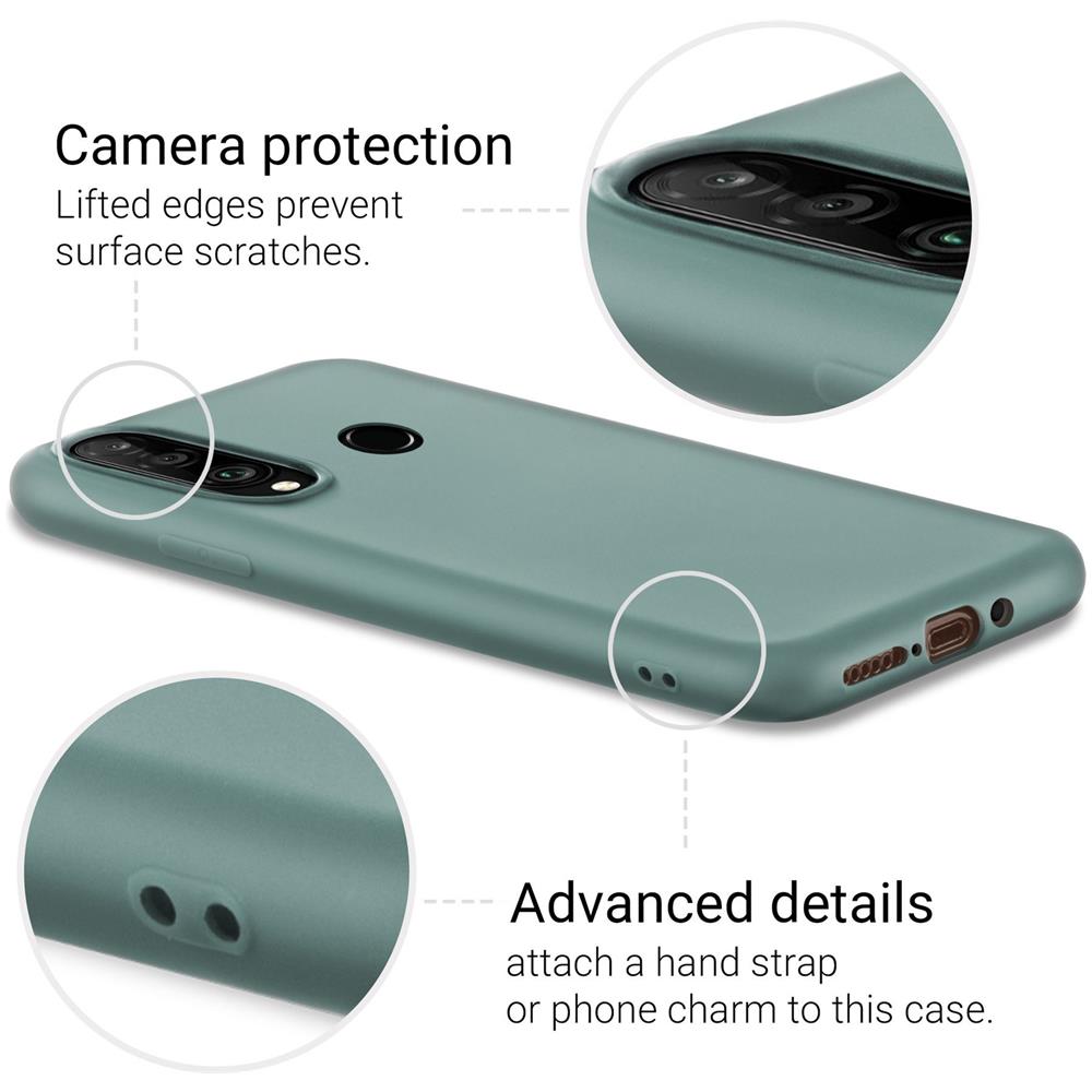 Minimalist Series, Cover In Silicone Per Huawei P30 Lite, Grigio Blu - Finitura Opaca, Custodia Sottile E Morbida In Tpu - Foto 2