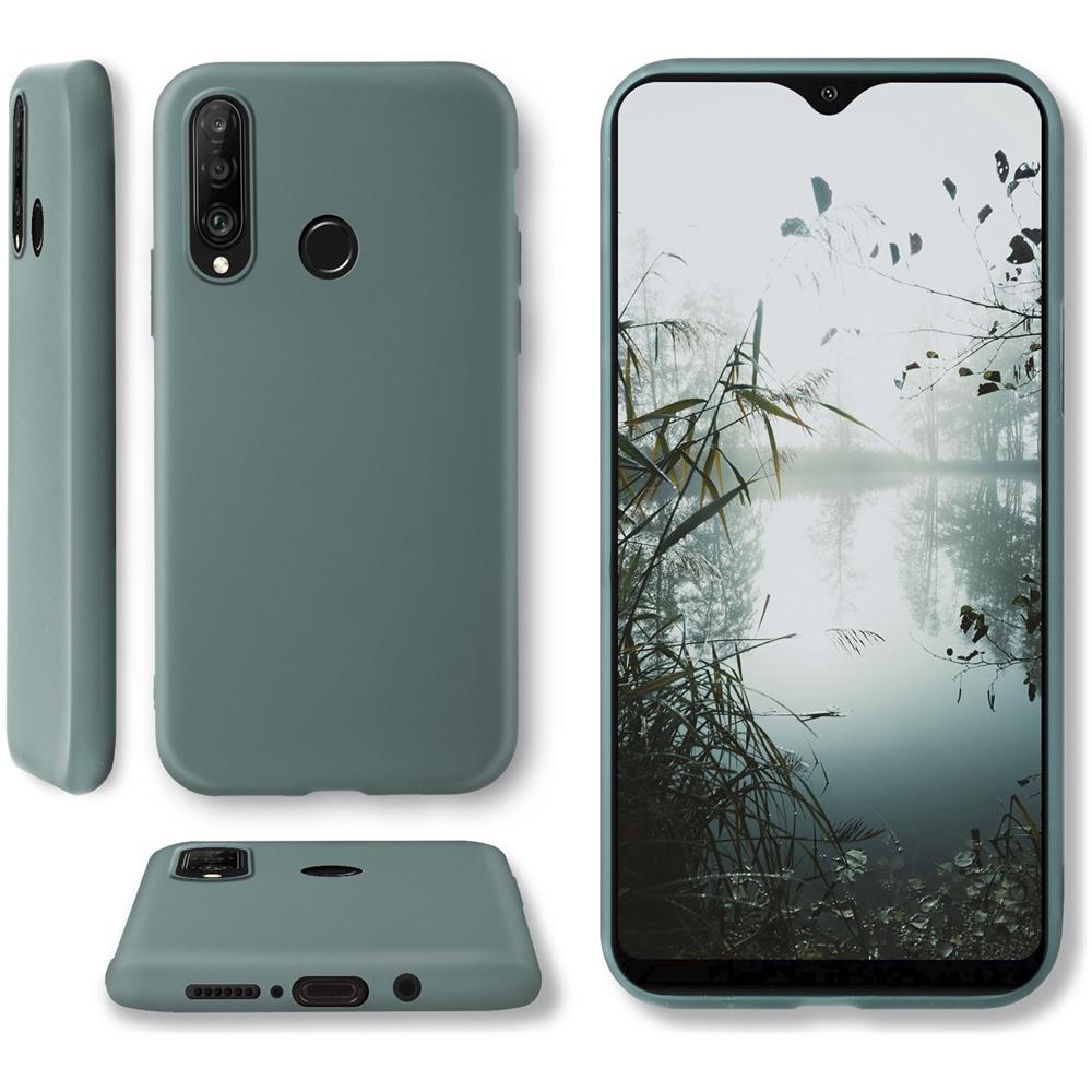 Minimalist Series, Cover In Silicone Per Huawei P30 Lite, Grigio Blu - Finitura Opaca, Custodia Sottile E Morbida In Tpu - Foto 5