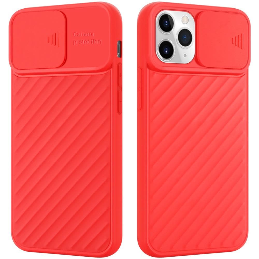 Custodia Compatibile Con Apple Iphone 11 Pro Max In Opaco Rosso - Coperchio Protettivo In Silicone Tpu Flessibile E Con Protezione Per La Fotocamera - Foto 1
