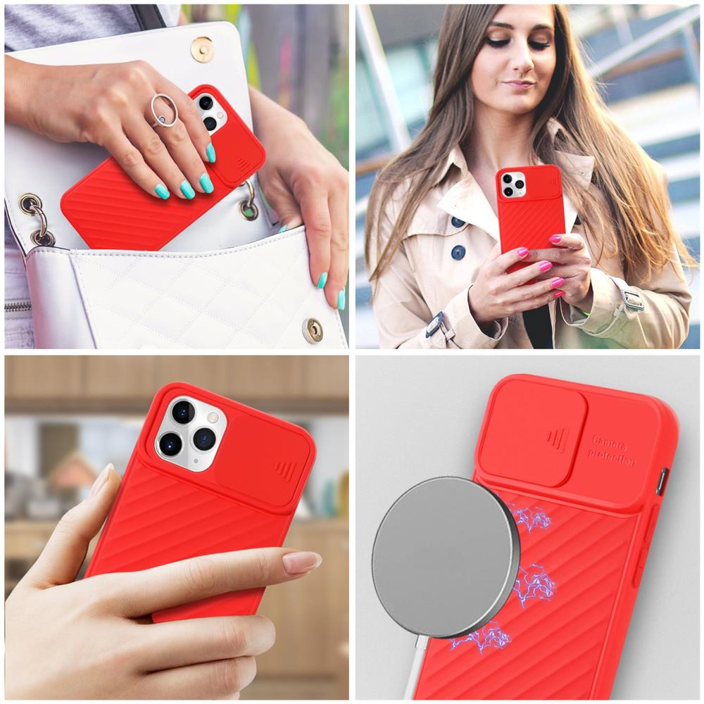Custodia Compatibile Con Apple Iphone 11 Pro Max In Opaco Rosso - Coperchio Protettivo In Silicone Tpu Flessibile E Con Protezione Per La Fotocamera - Foto 8