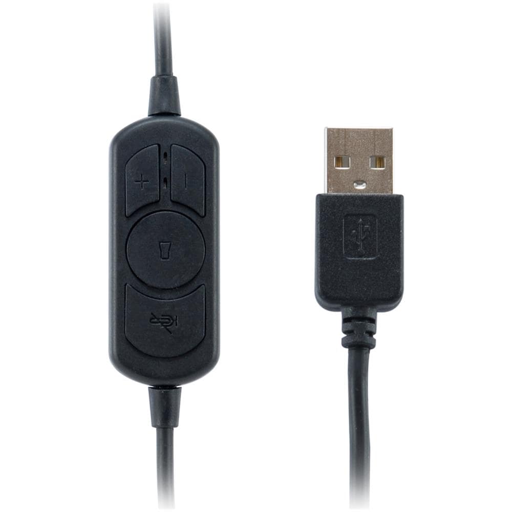 245305 cuffia e auricolare Cablato A Padiglione Ufficio USB tipo A Nero - Foto 2