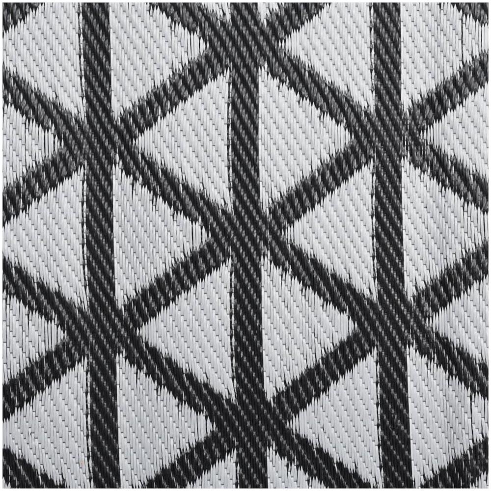 Tappeto Da Esterni Nero 140x200 Cm In Pp - Foto 2