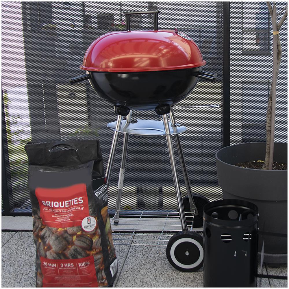 Barbecue A Carbonella 41cm Rosso /nero - Doc172r - Foto 6