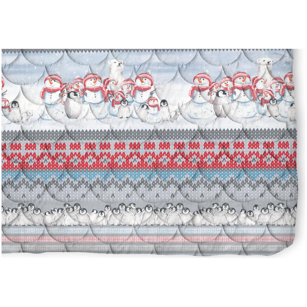 Trapunta Piumone Invernale Linea Pensieri Delicati Disegno Inverno Polare Matrimoniale Rosso - Foto 2