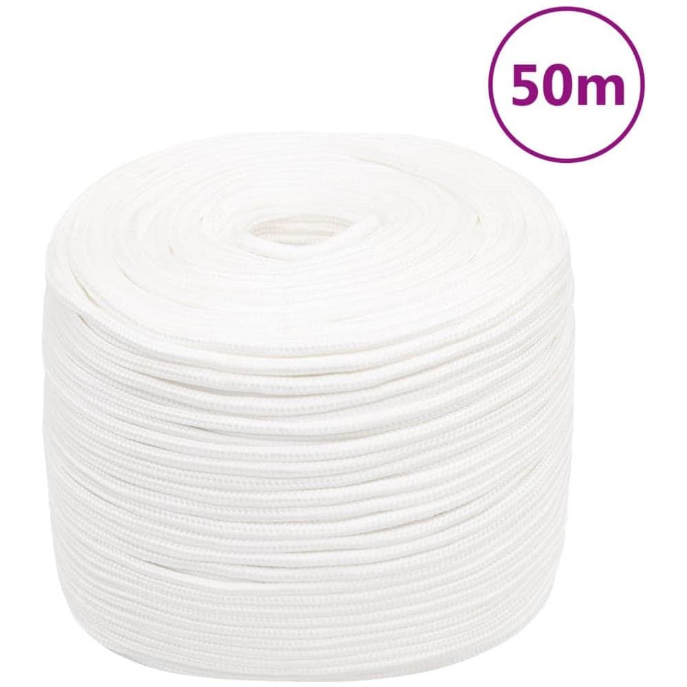 Corda Nautica Completamente Bianca 10 mm 50 m in Polipropilene - Foto 1