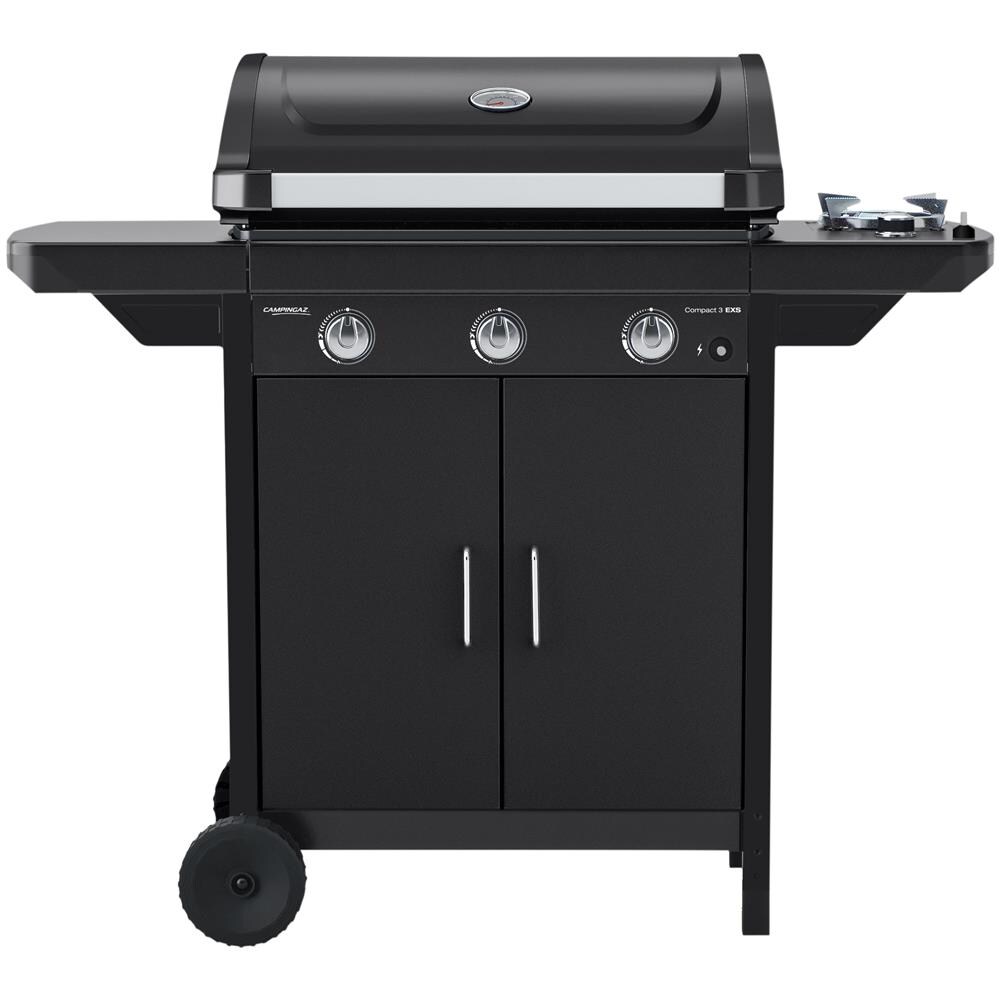 Barbecue a Gas Compact 3 EXS con Fornello Laterale Potenza totale 9.6 kW - Foto 1