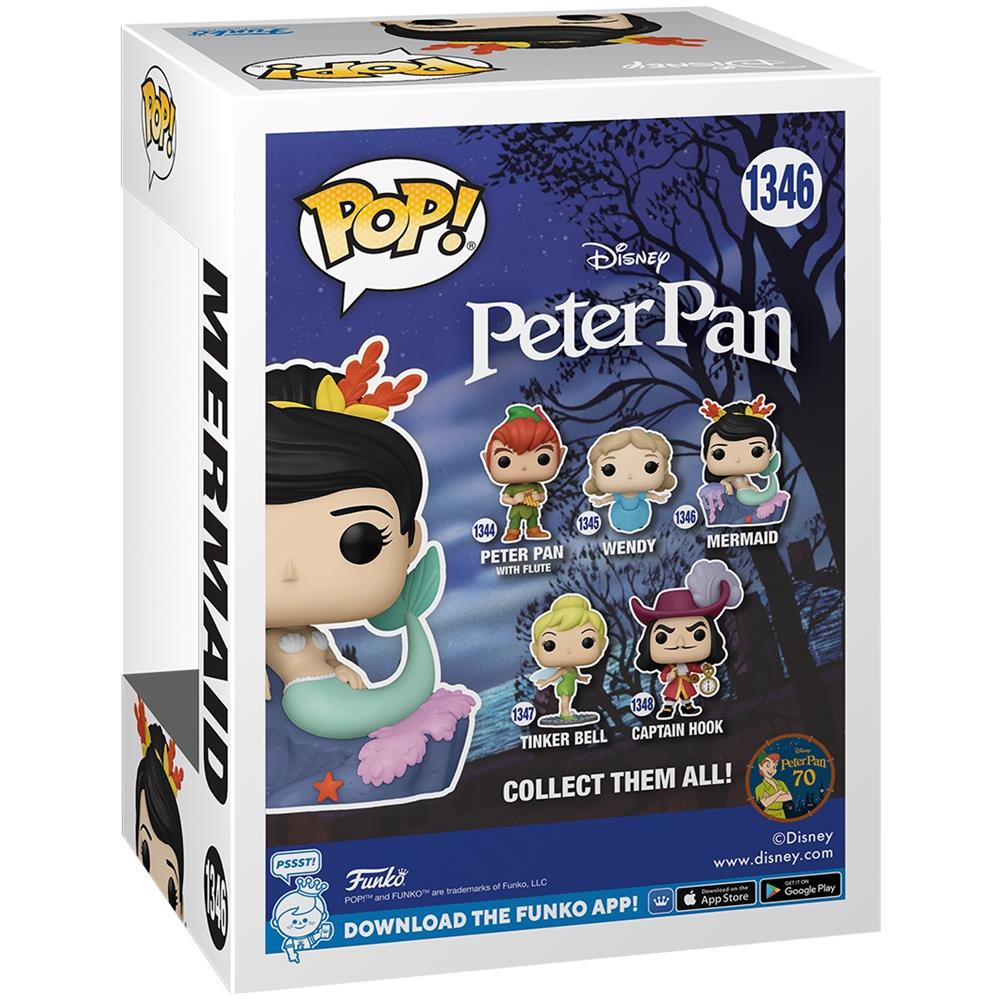 Peter Pan 70th Anniversary Pop! Disney Vinyl Figure Mermaid 9 Cm - Foto 4