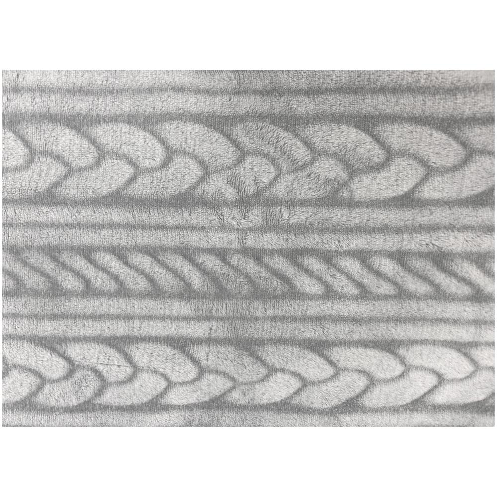 Poncho Felpa Plaid Coperta Retro Agnellato Sherpa Inverno Caldo Dis. Maglia Poncho Grigio - Foto 2