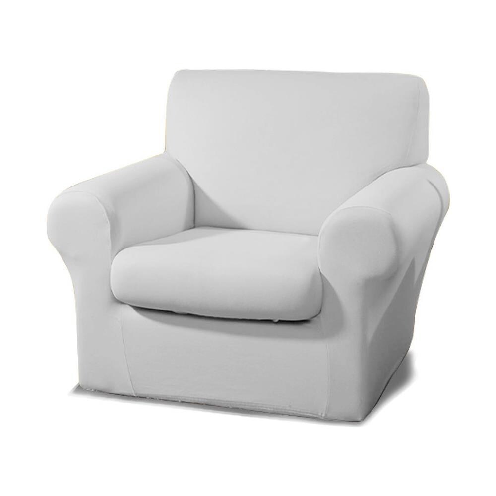 Copridivano Antimacchia Elasticizzato Protettivo Impermeabile Genius Tinta Unita Poltrona Bianco 1000 - Foto 1