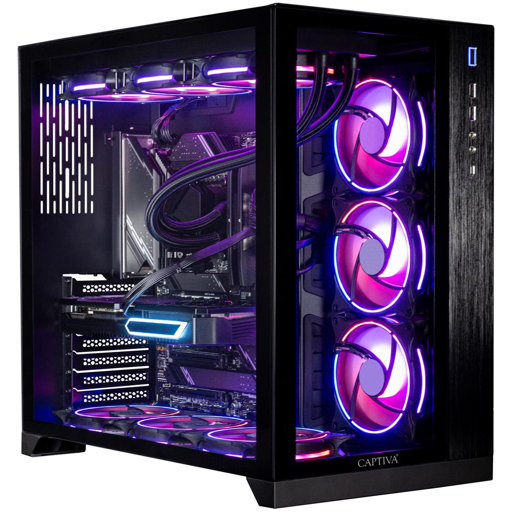 PC Desktop Highend Gaming R89-724 AMD Ryzen 7 9800X3D 4.5 GHz RAM 64GB SSD 2TB NVIDIA GeForce RTX 5070 Ti 16GB Windows 11 Home - Foto 1