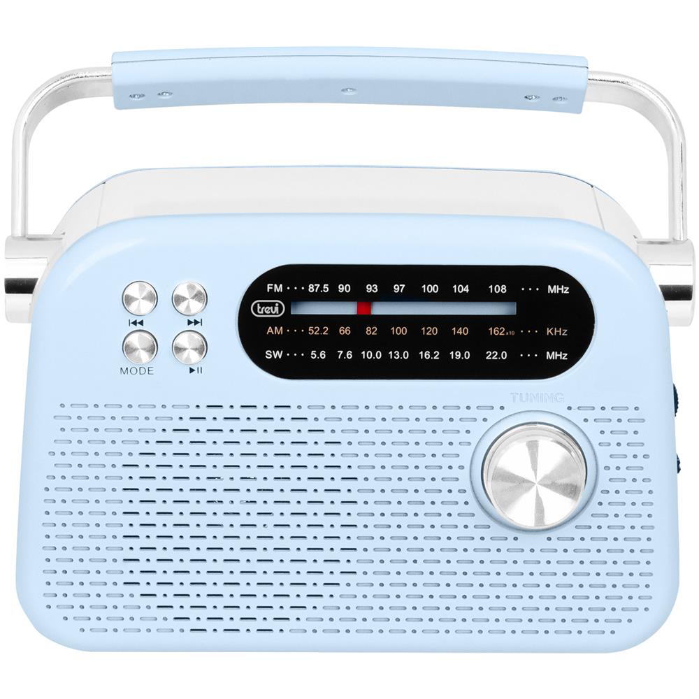Radio Wireless Portatile Multibanda USB Micro SD RDA 70 BR Blu - Foto 2