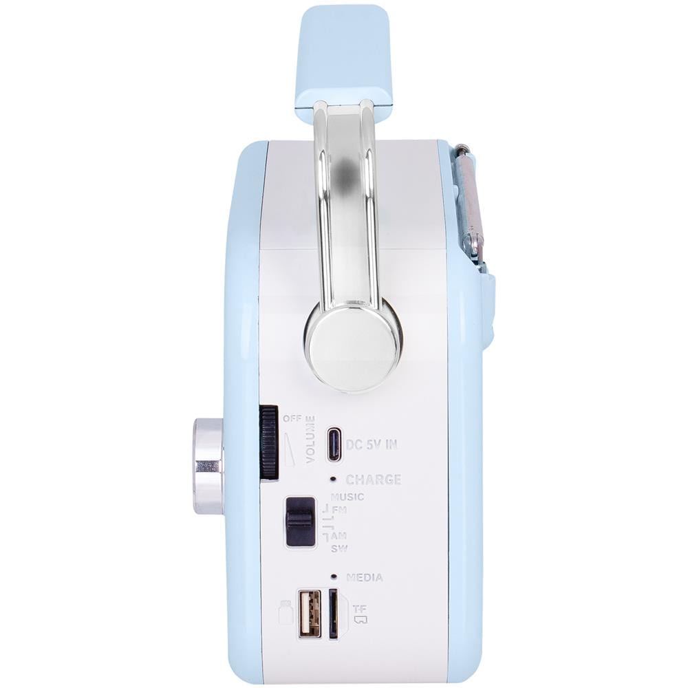 Radio Wireless Portatile Multibanda USB Micro SD RDA 70 BR Blu - Foto 4