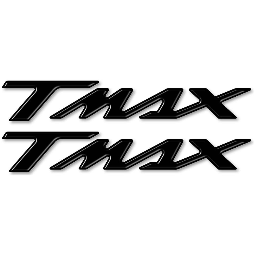 Adesivi Resina 3D Scritte Tmax Scooter Compatibili Con Yamaha T-Max 500-530-560 Nero - Foto 1