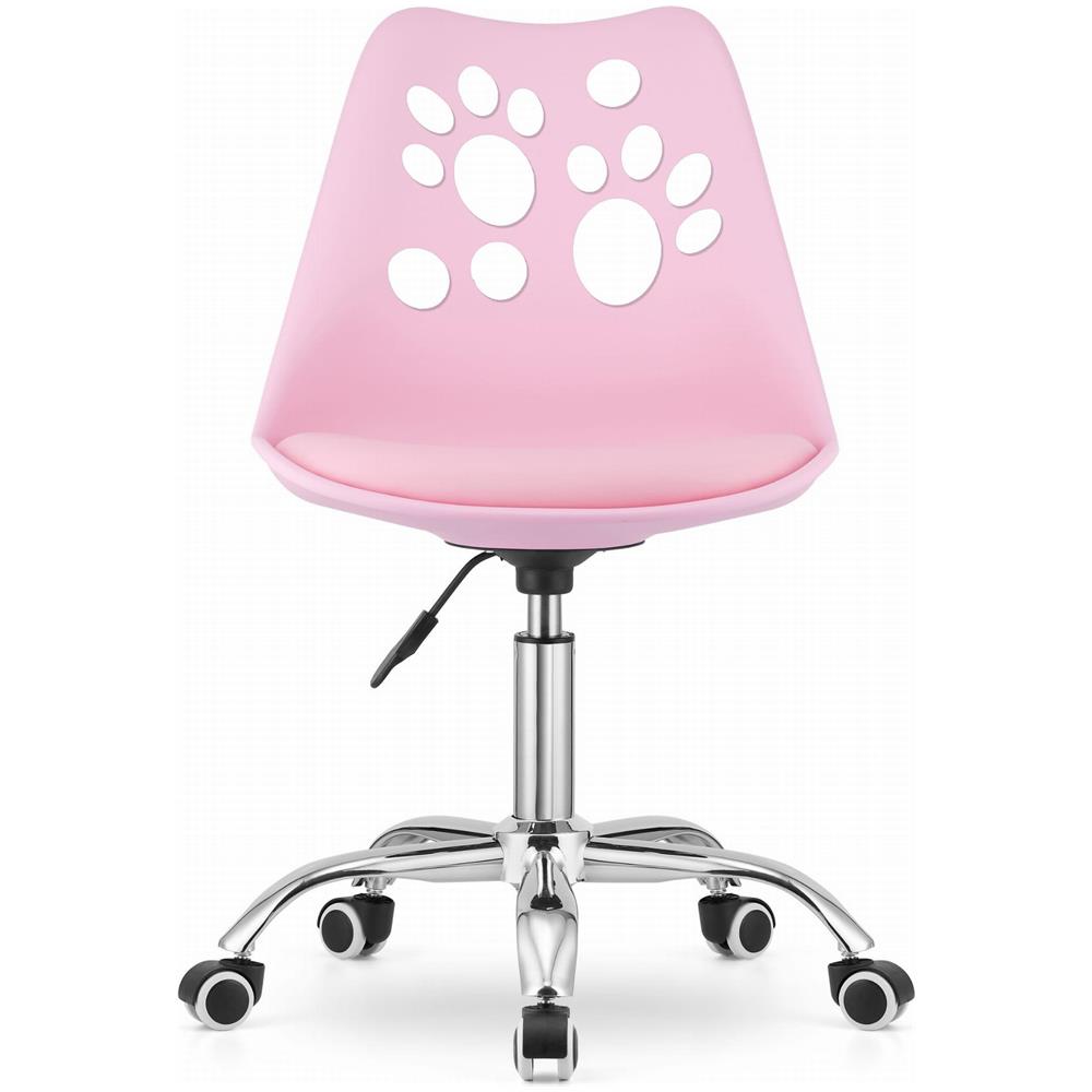Sedia girevole PRINT rosa dal design ergonomico per l'ufficio domestico - Foto 2