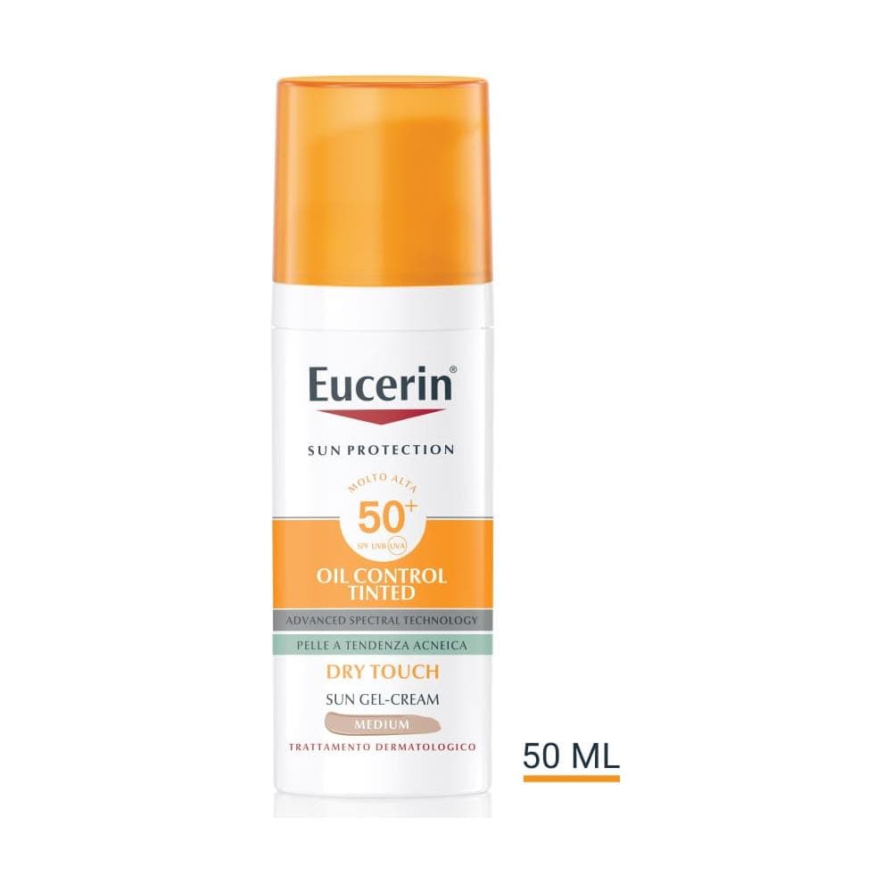 Eucerin Sun Oil Control Tinted Cream SPF50+ 50 ml - Foto 1