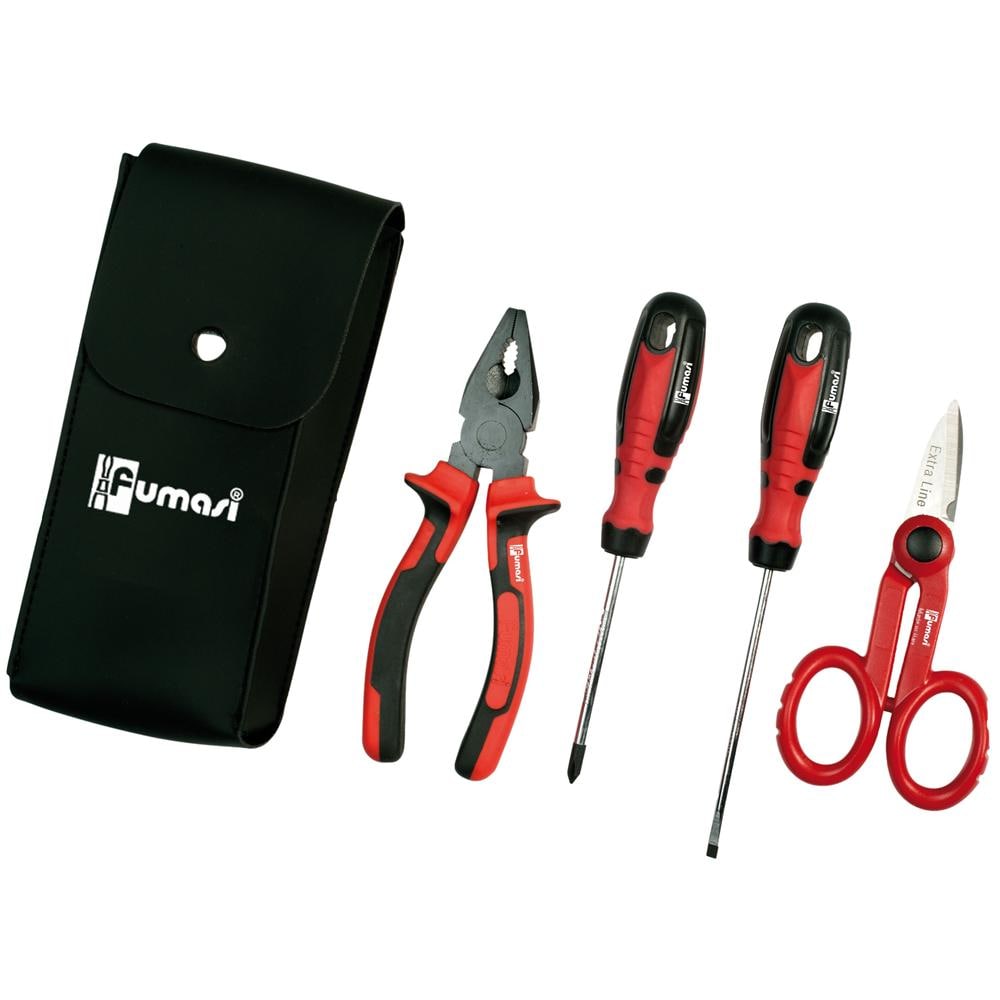 Trousse con Forbice + pinza + 2 cacciaviti  - Foto 1