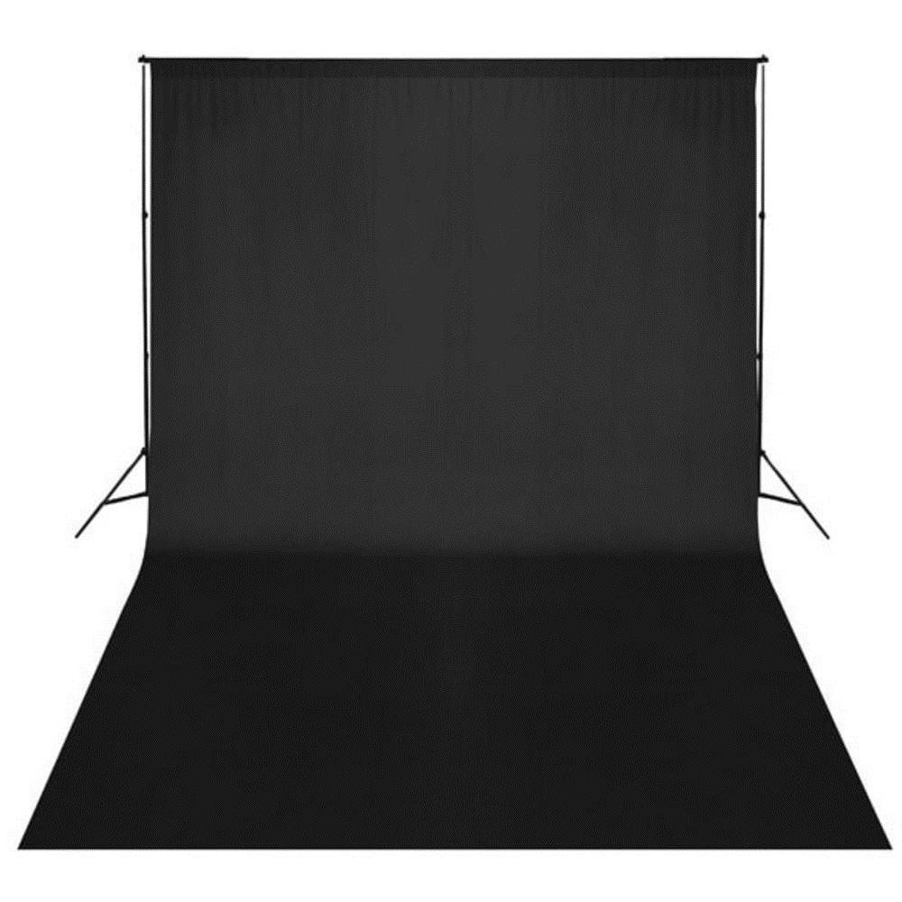 Fondale in Cotone Nero 500x300 cm - Foto 2