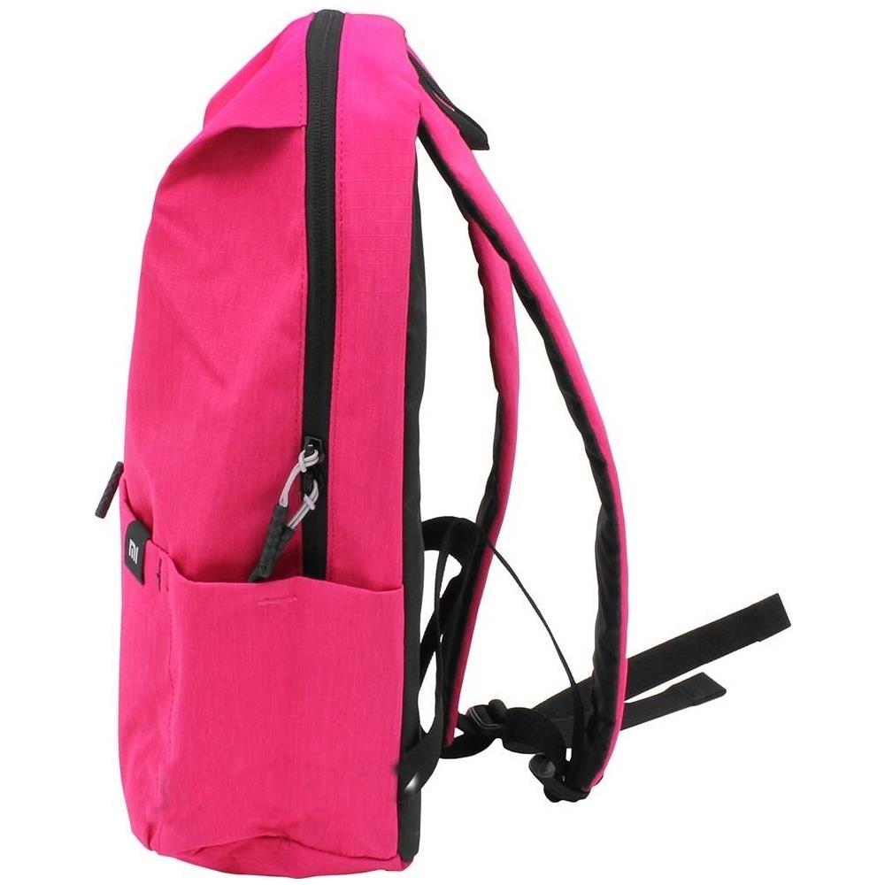 Zaino Casual Daypack Unisex in Poliestere Colore Rosa - Foto 2