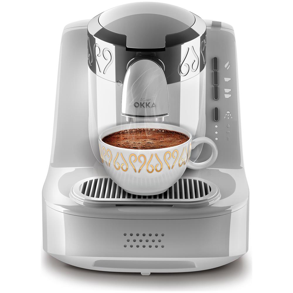 Macchina Da Caffè Turca Okka 710 W 0,95 L Colore Bianco /Argento - Foto 2