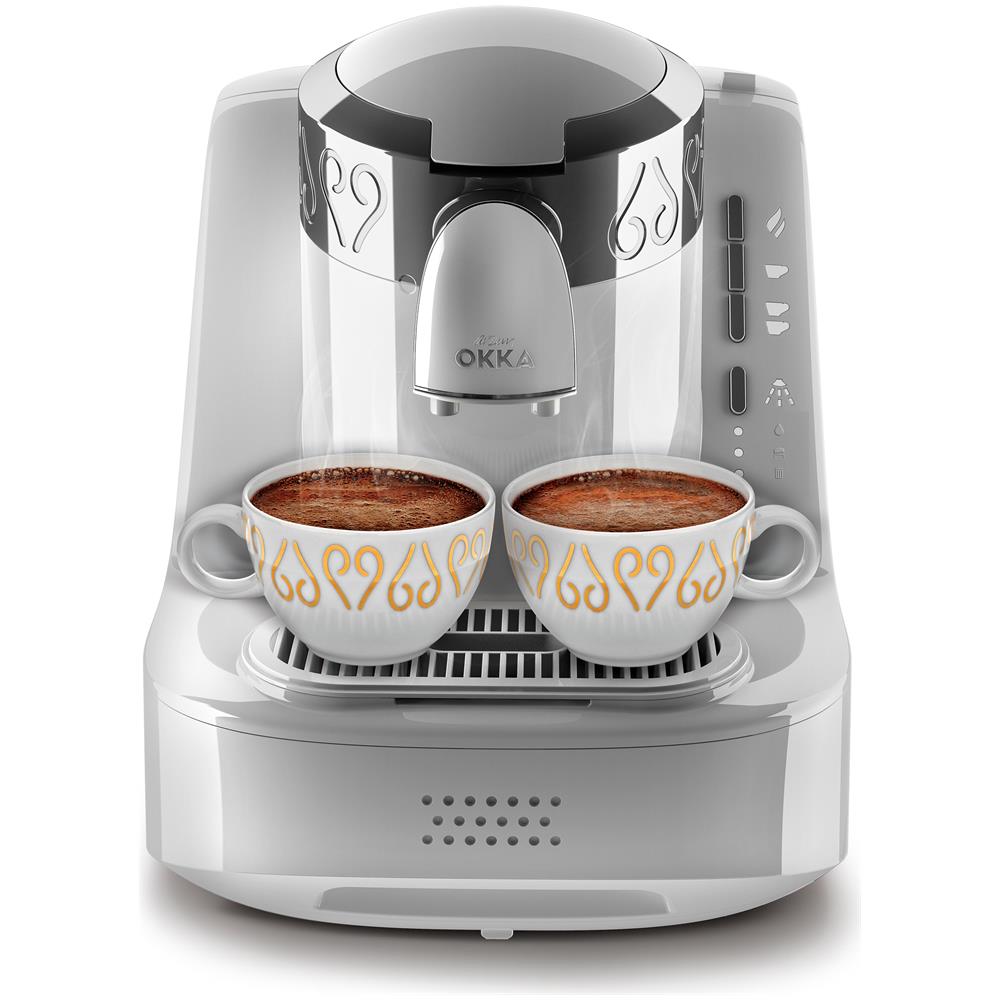 Macchina Da Caffè Turca Okka 710 W 0,95 L Colore Bianco /Argento - Foto 1