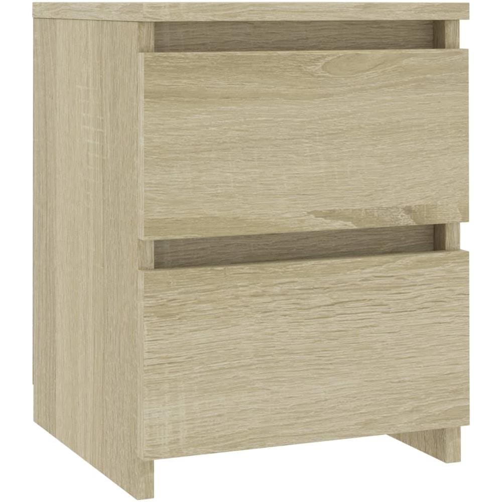 Comodino Rovere Sonoma 30x30x40 cm in Legno Multistrato - Foto 2