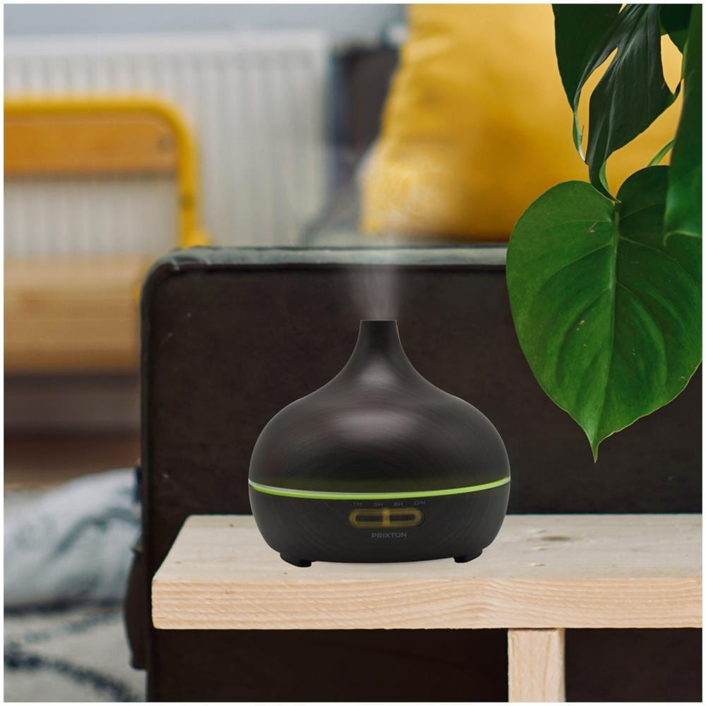 Umidificatore HIDRA H5B con Aromaterapia Capacità 300 ml Timer Luce Notturna Colore Legno Scuro - Foto 6
