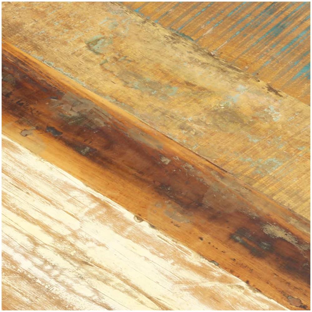 Tavolo Da Pranzo 120x60x76 Cm In Legno Massello Di Recupero - Foto 2