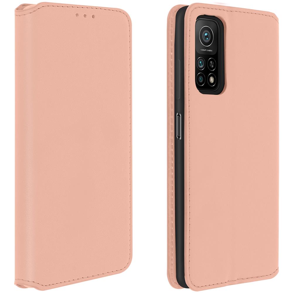 Custodia Per Xiaomi Mi 10t Copertina Portacarte Supporto Magnetica Rosa - Foto 1