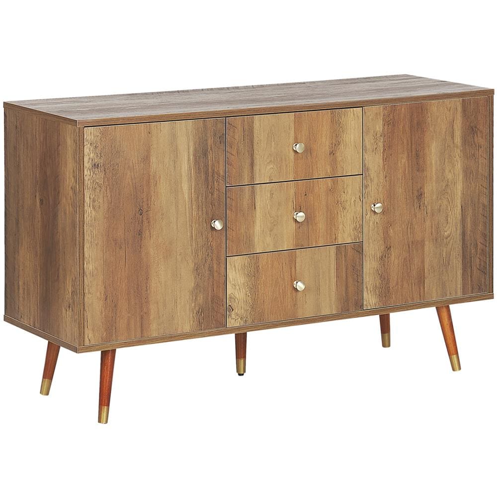 Credenza A 3 Cassetti In Legno Chiaro Ulika - Foto 1