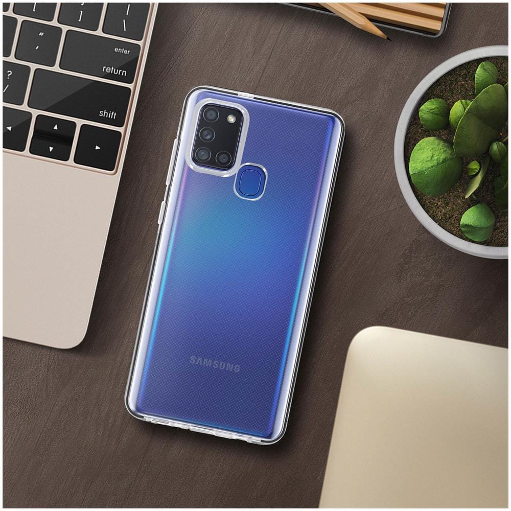 Cover Samsung Galaxy A21s Rigida Antishock Bordi Rinforzati Trasparente - Foto 5