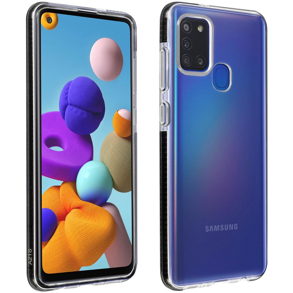 Cover Samsung Galaxy A21s Rigida Antishock Bordi Rinforzati Trasparente - Foto 1