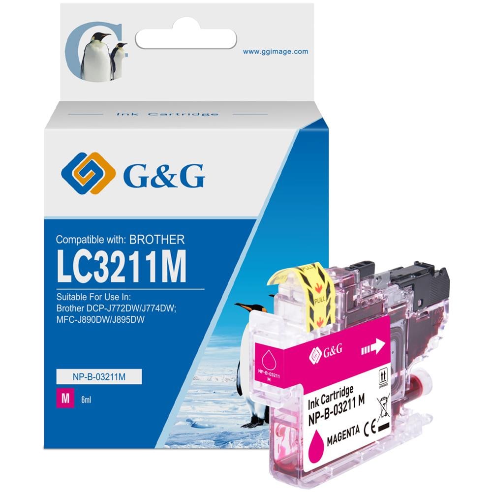 Cartuccia Ink Jet Comp. Brother Lc3211m Magenta - Foto 1
