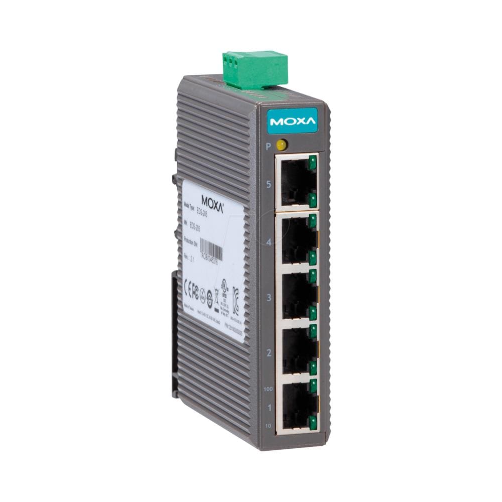 Moxa Eds-205 Interruttore, 5 Porte, Fast Ethernet - Foto 1