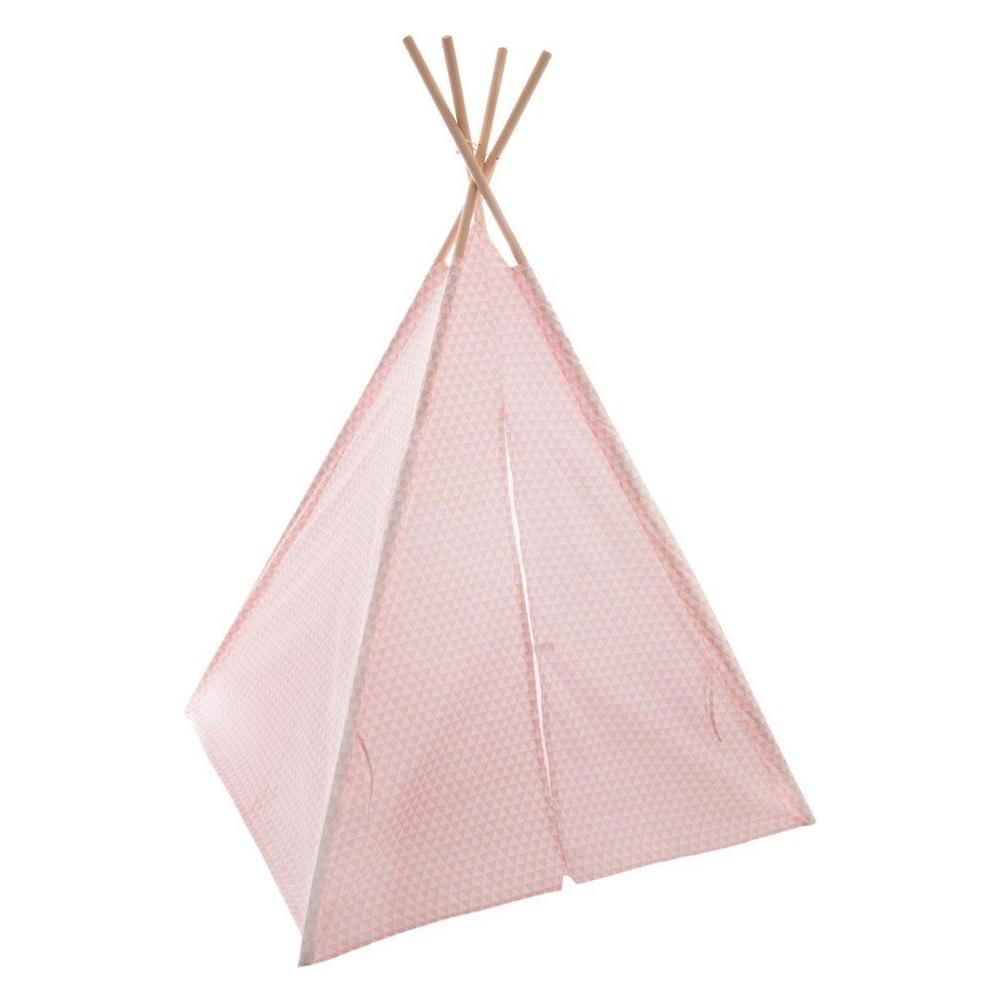 Tenda Per Bambini Teepee In Triangoli, Colore Rosa, Atmosphera Per Bambini - Foto 7