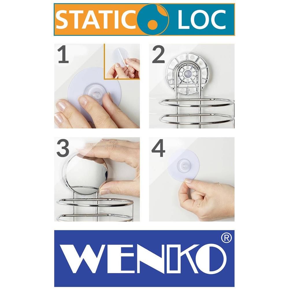 Porta Carta Igienica Osimo Static-loc, Acciaio Cromato, - Foto 6