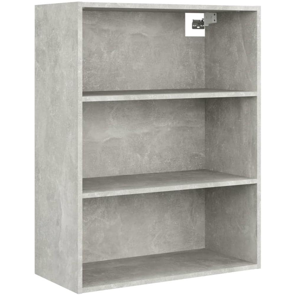 Armadietto Pensile A Parete Grigio Cemento 69,5x32,5x90 Cm - Foto 2
