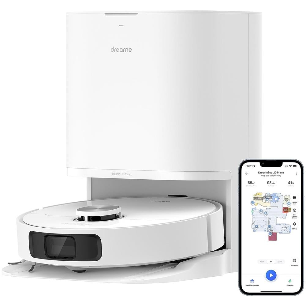 L10 Prime Aspirapolvere Robot Senza sacchetto Bianco - Foto 1