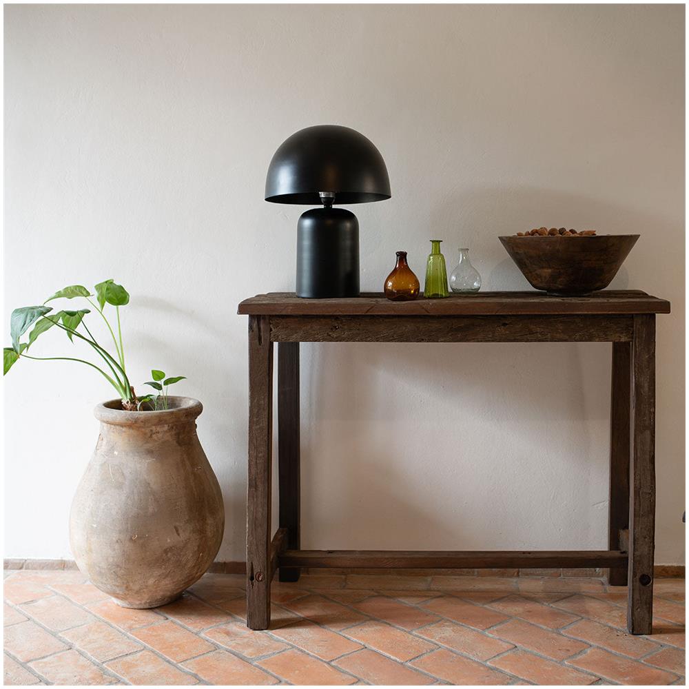 Lampada Da Funghi Di Metallo Nero Matt - Foto 4