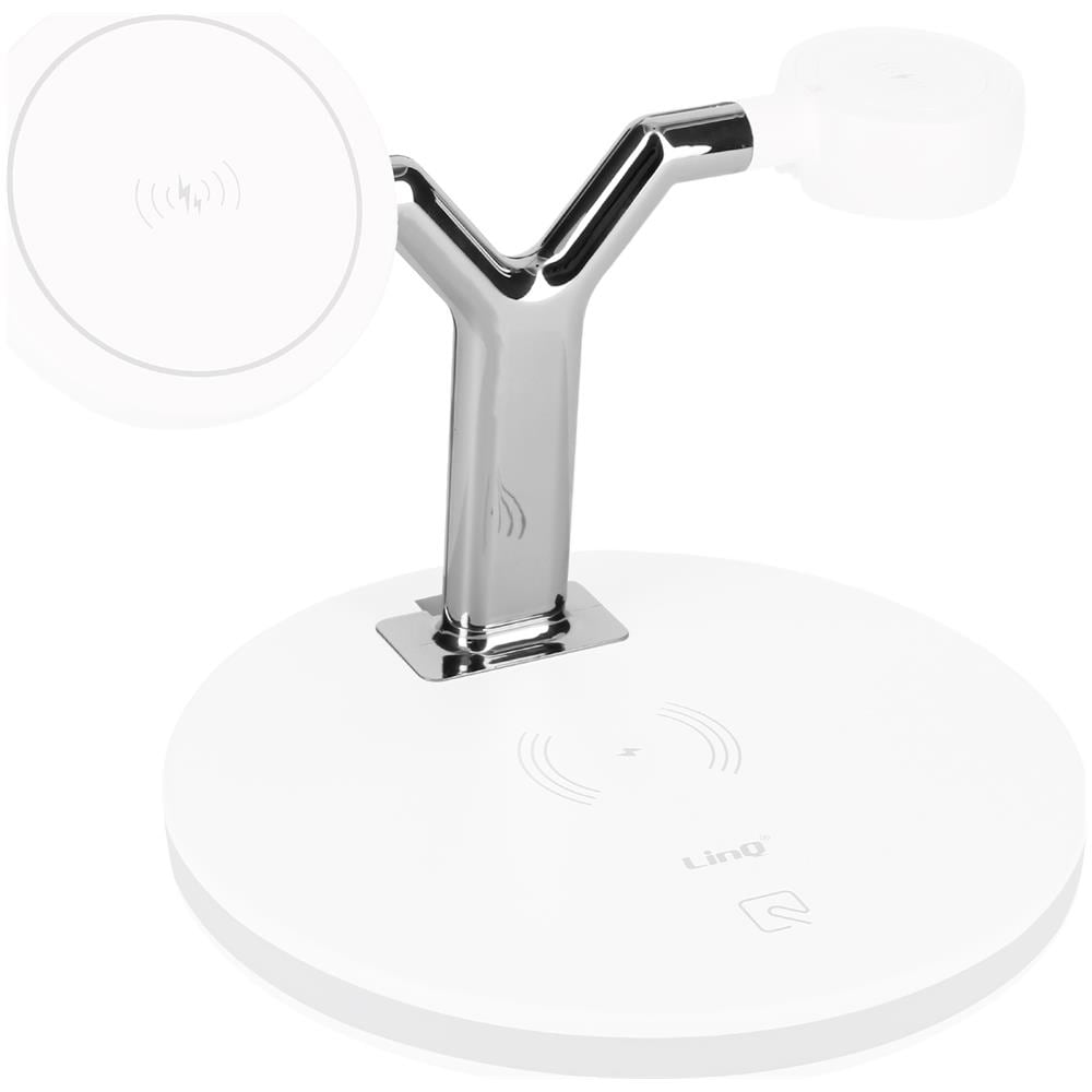 Stazione Di Ricarica 3 In 1 15w Per Iphone, Airpods, Apple Watch Bianco - Foto 2