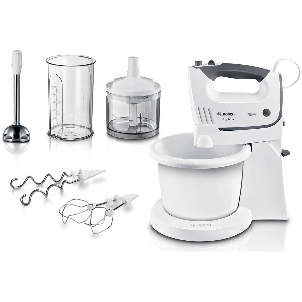 Sbattitore Elettrico MFQ3030 - Leggero E Potente, Con Fruste E Ganci Impastatori, Bianco - Foto 12