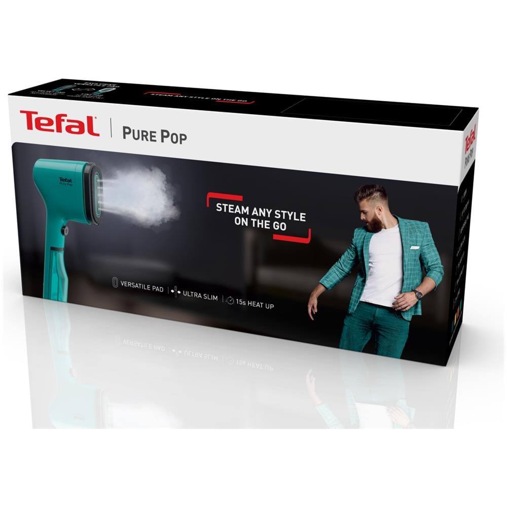 Vapore per Indumenti Portatile Pure Pop DT2024 Capacità 0.07 Litri Colore Verde - Foto 4