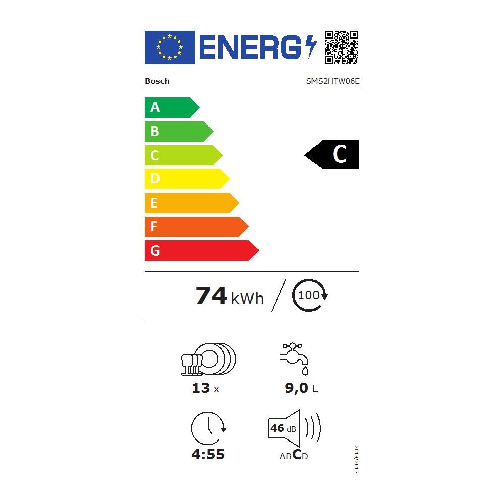 Serie 2 SMS2HTW06E lavastoviglie Libera installazione 13 coperti C - Foto 2