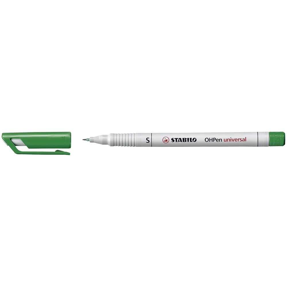 OHPen universal Cancellabile - Marcatore - Tratto Superfine (0,4 mm) - Confezione da 10 - Verde - Foto 2