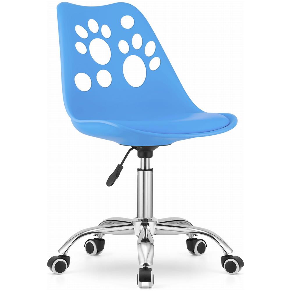 Sedia girevole ergonomica Valora PRINT blu per ufficio domestico - Foto 1