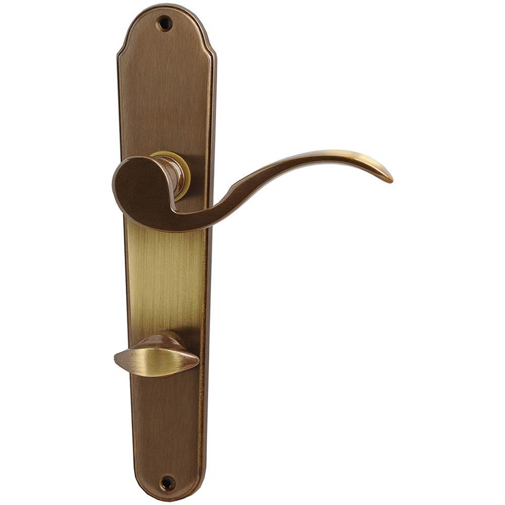 Panda - Ls Ottone Brunito Per Porte Del Bagno Wc Pulsante Set Maniglia Porta Guarnizioni, 32212433 - Foto 1