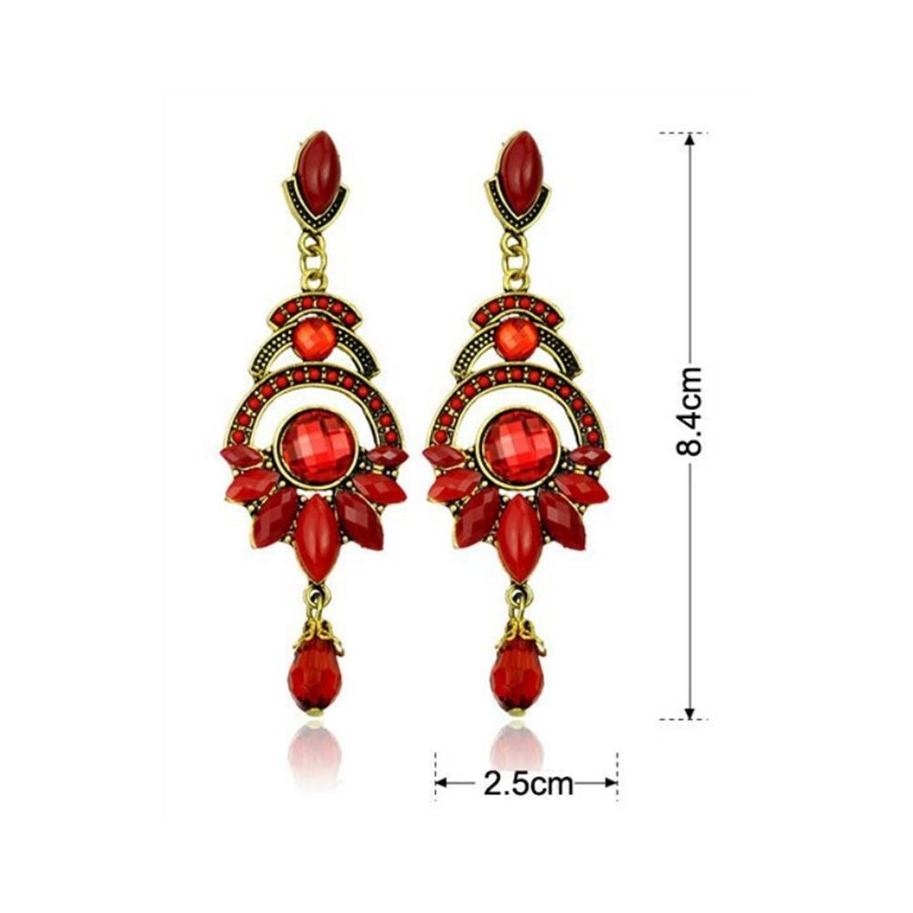 Orecchini Fantasia E019580 (rosso) - Foto 1