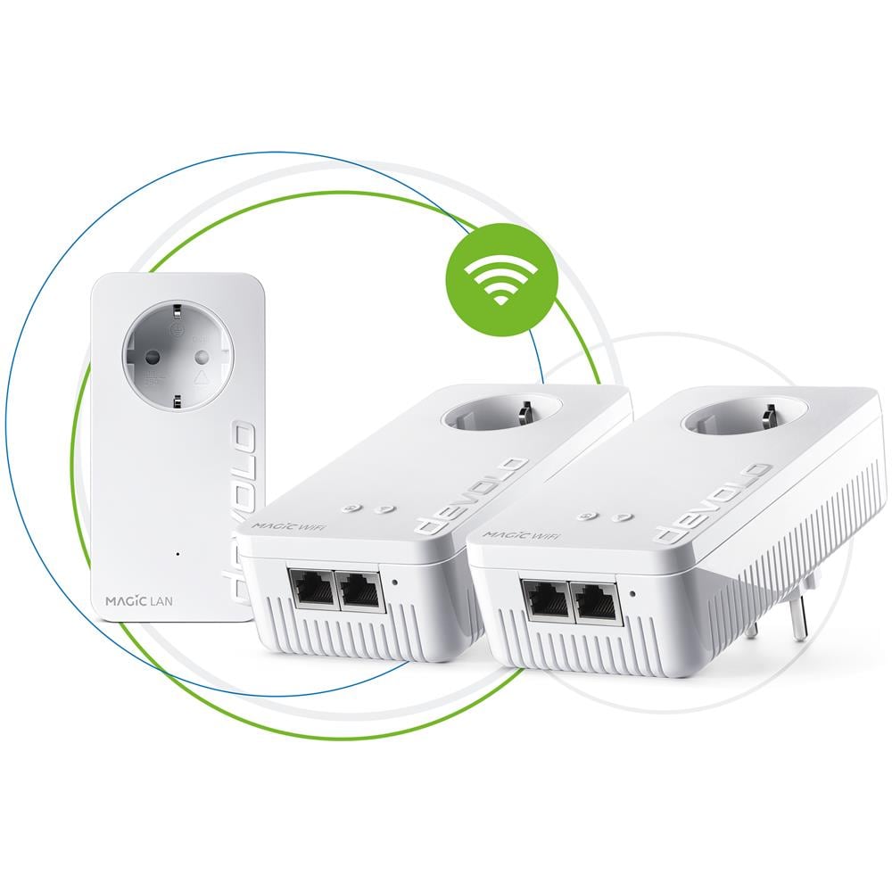 Magic 2 Wifi Ac Next Multiroomkit (2400mbit, powerline+wlan, 5x Lan, Mesh)  - Foto 1