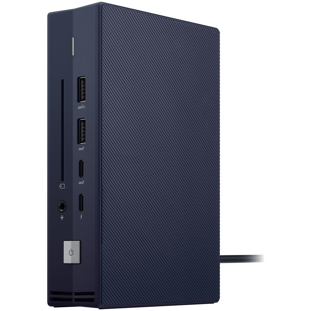 SimPro Dock 2 Docking Station per Notebook Cablato Thunderbolt 3 / 4x USB 3.2 4x Display - Nero / Blu - Foto 2